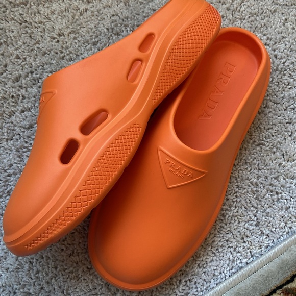 NWat Authentic PRADA Solid Mules (Unisex) - Picture 6 of 12